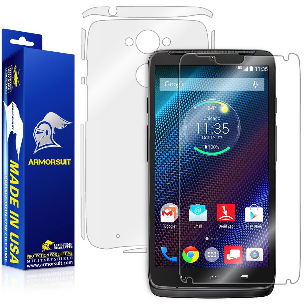 Motorola Droid Turbo Full Body Skin (Not For Special Edition Ballistic Nylon Version)