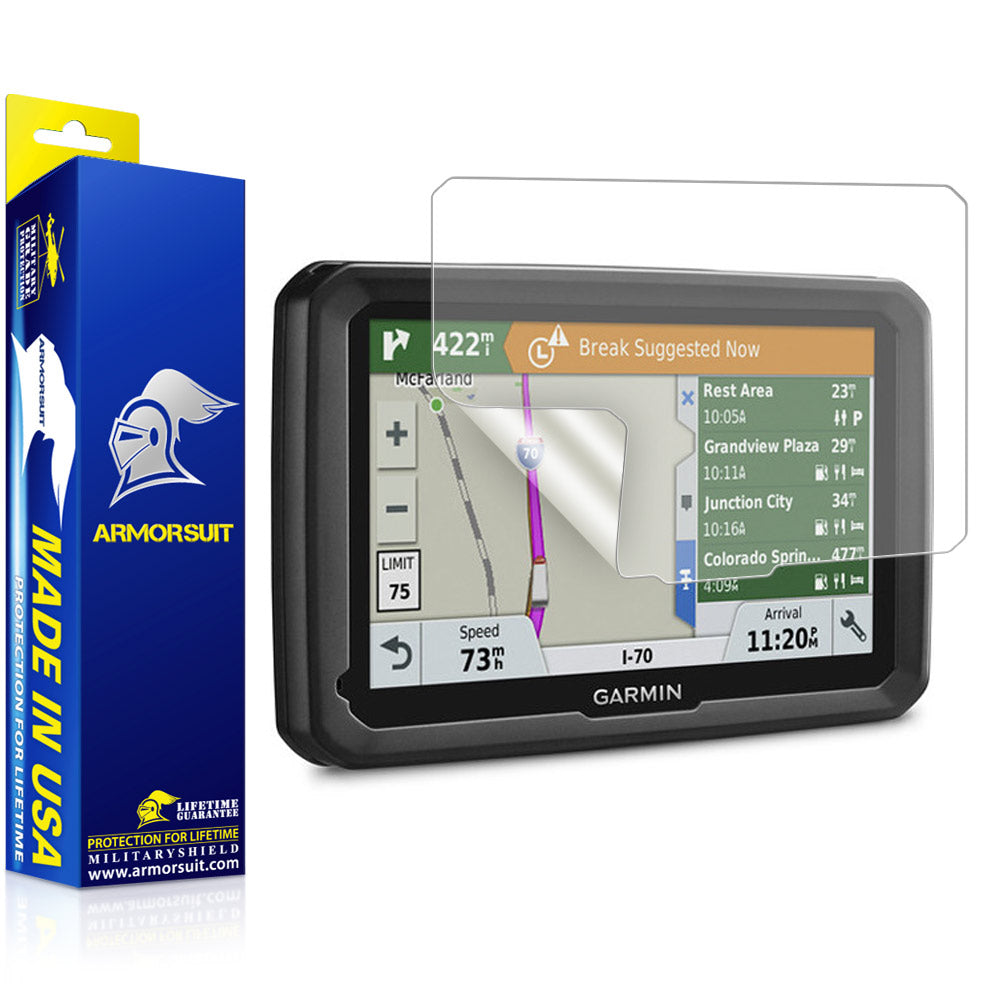ArmorSuit MilitaryShield Anti-Glare Screen Protector For Garmin Dezl 580 LMT-S 5" GPS Truck Navigator - [Max Coverage] Anti-Bubble Matte Film