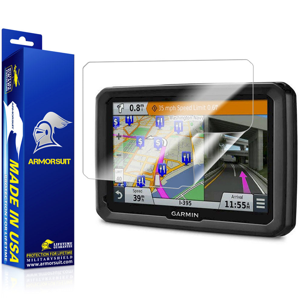 ArmorSuit MilitaryShield Screen Protector For Garmin Dezl 770 LMTHD Truck GPS 7" Navigator - [Max Coverage] Anti-Bubble HD Clear Film