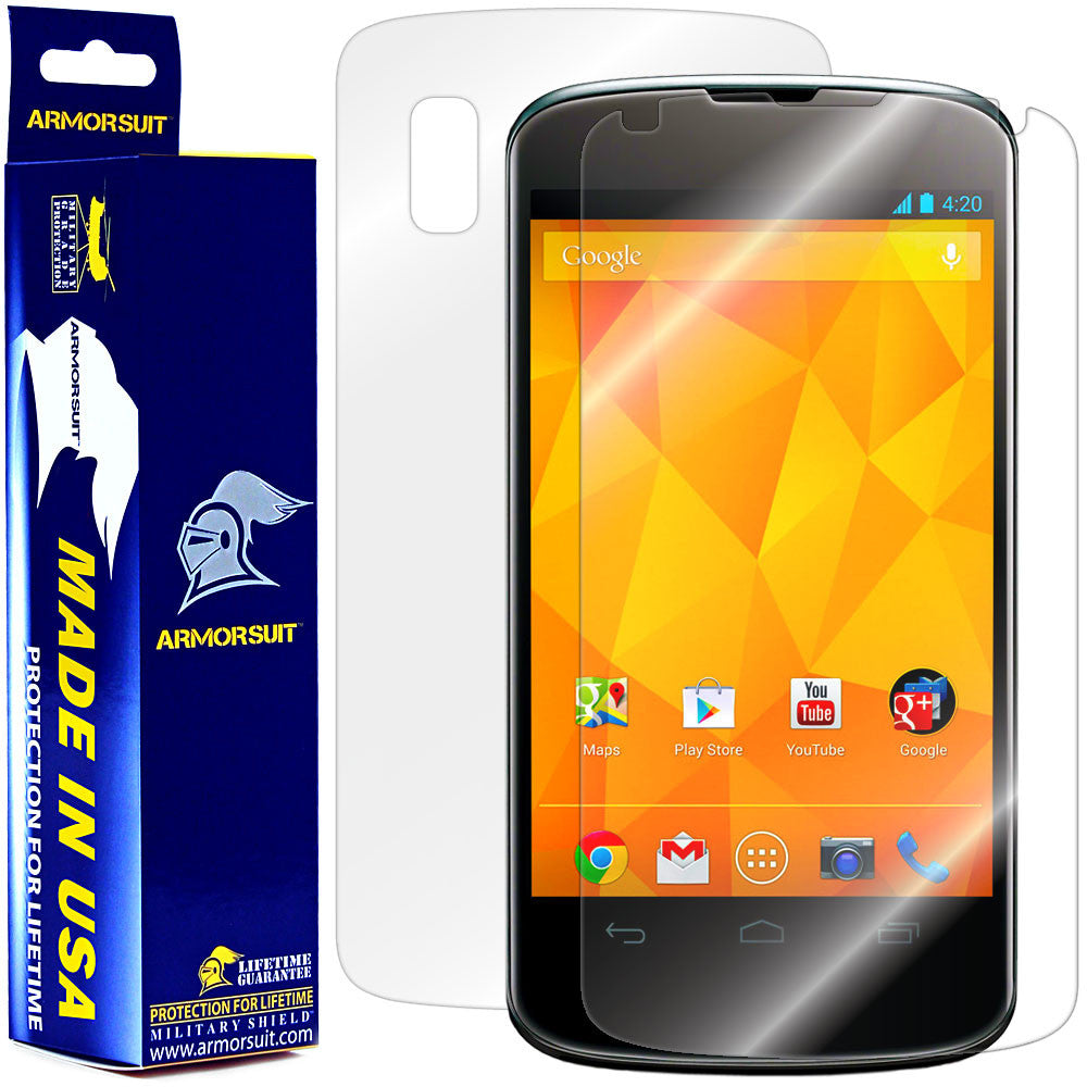 LG Nexus 4 Full Body Skin Protector