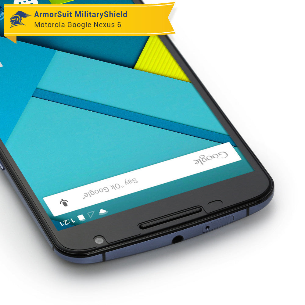 [2-Pack] Google Nexus 6 Screen Protector