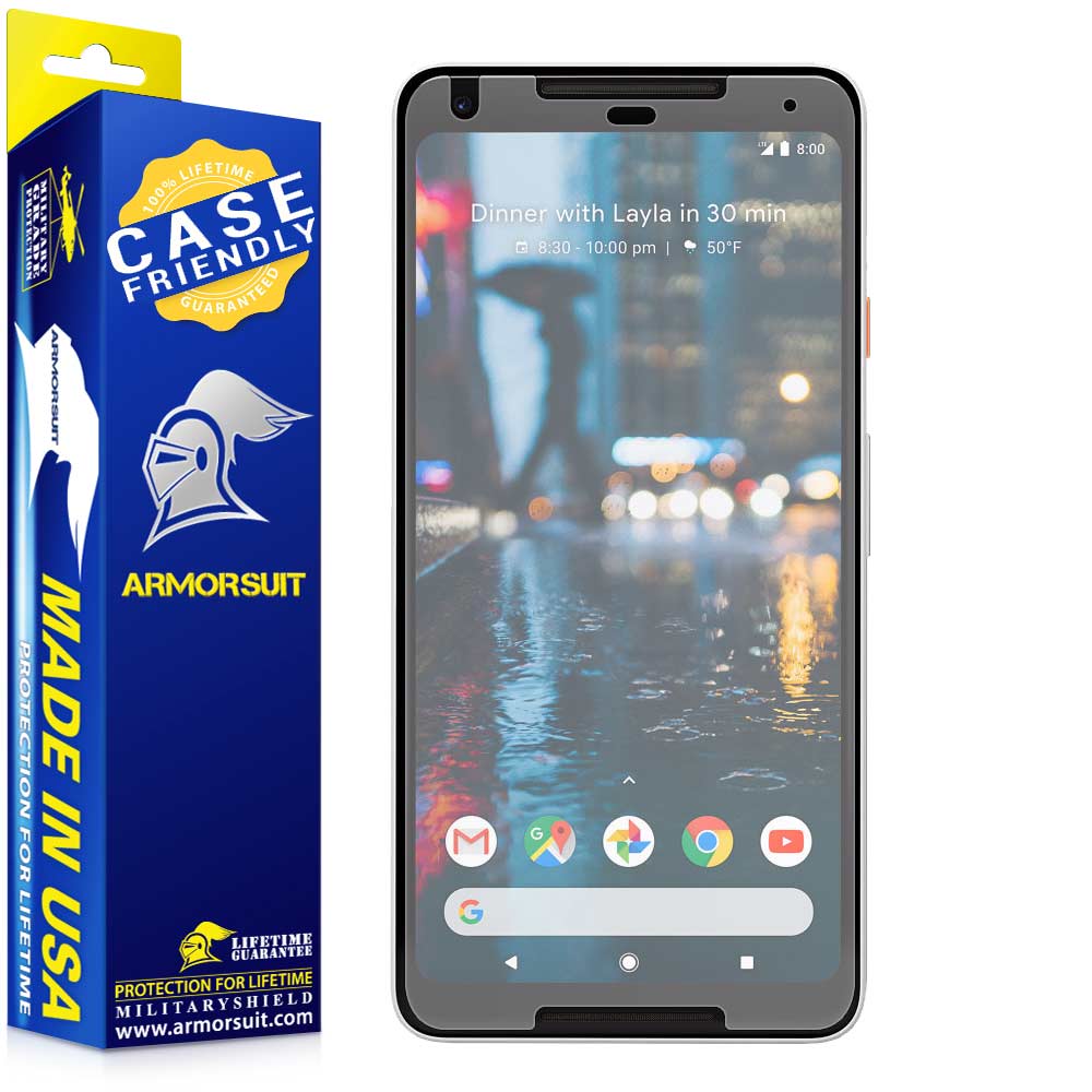 [2-Pack] Google Pixel 2 XL Screen Protector (Matte Case-Friendly)