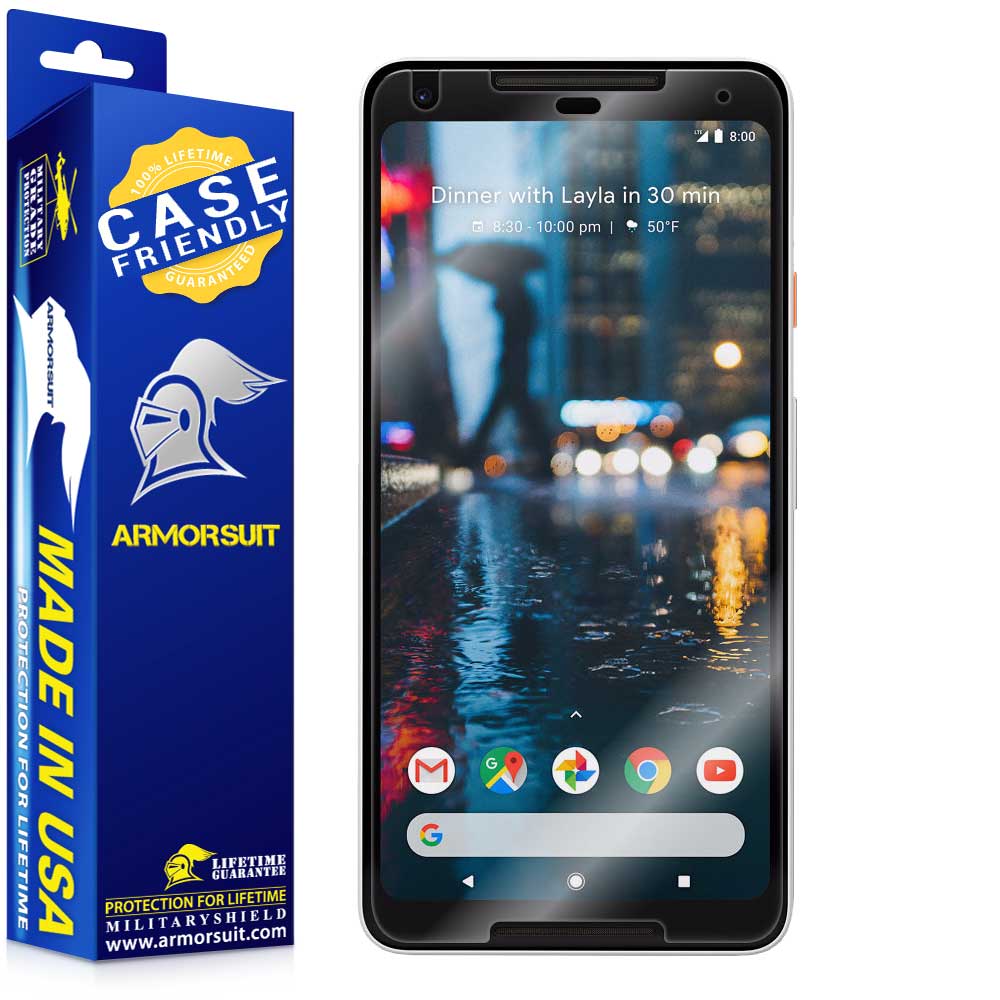 [2-Pack]Google Pixel 2 XL Screen Protector (Case-Friendly)