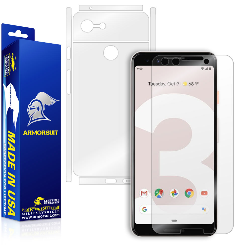 Google Pixel 3 Screen Protector + Full Body Skin