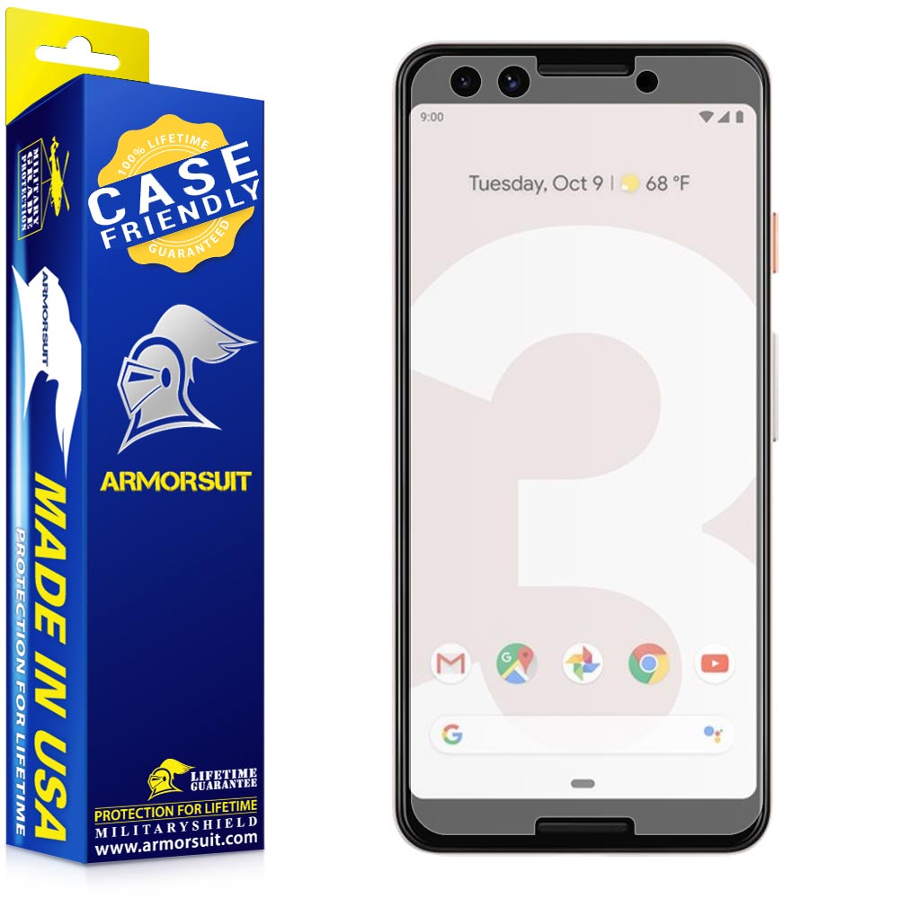 [2-Pack] Google Pixel 3 Screen Protector (Matte Case-Friendly)