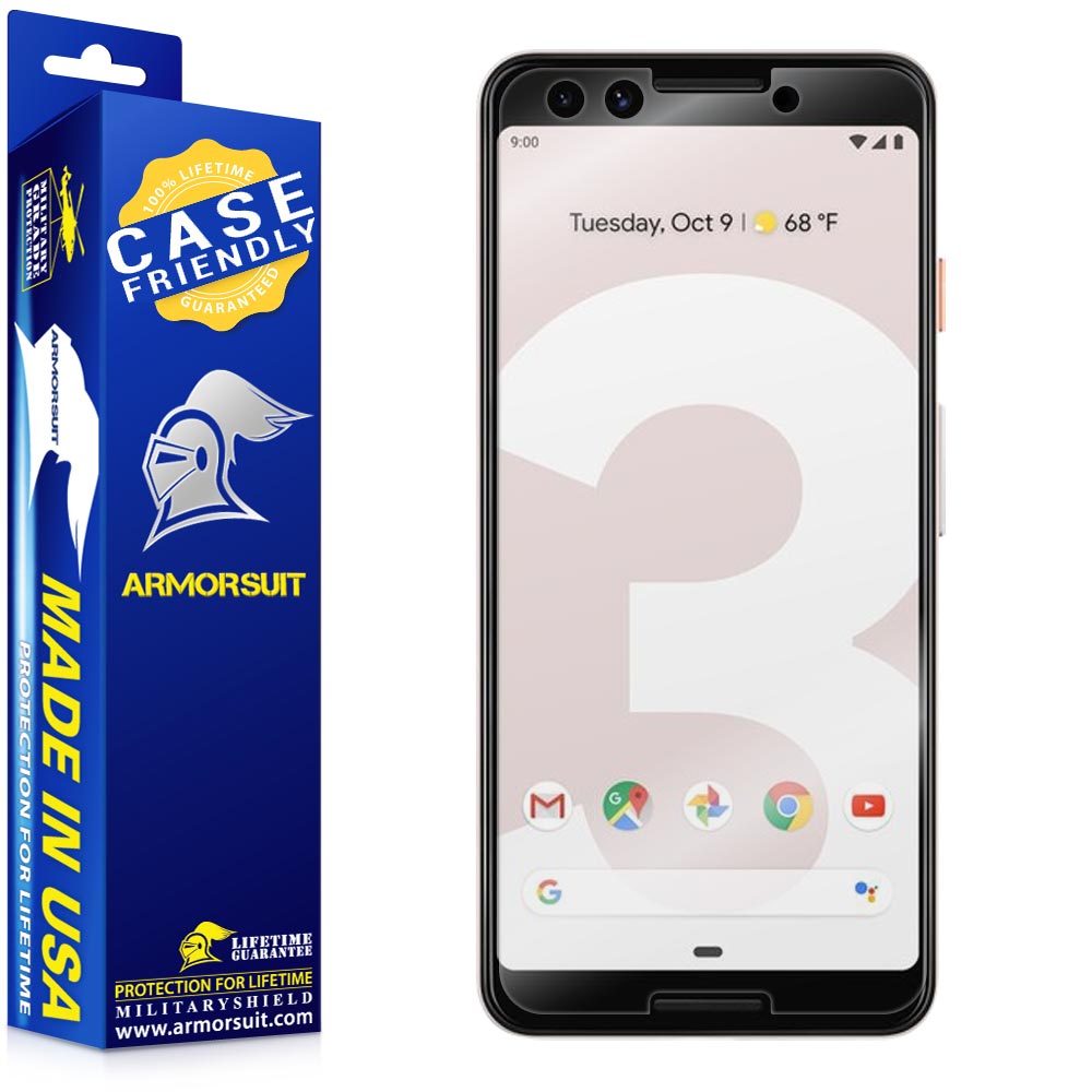 [2-Pack] Google Pixel 3 Screen Protector (Case-Friendly)