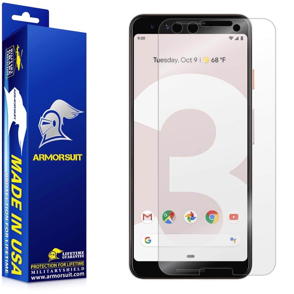 [2-Pack] Google Pixel 3 Screen Protector (Full Coverage)