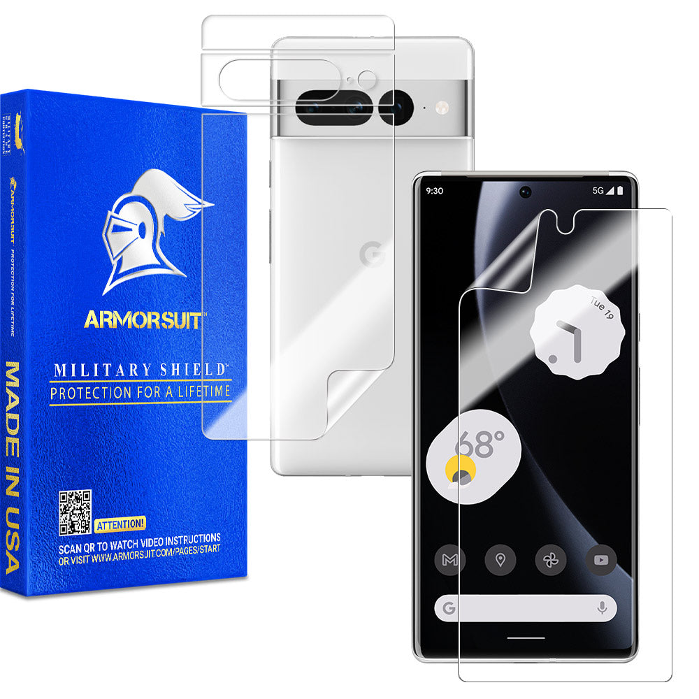 [2 + 1Pack] Google Pixel 7 Pro Screen Protector + Full-Body