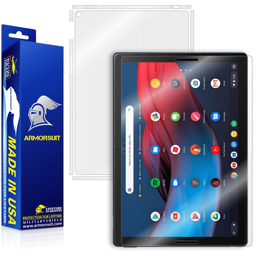 Google Pixel Slate Screen Protector + Full Body Skin Protector