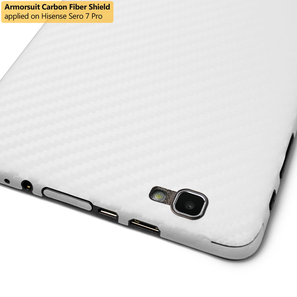 Hisense Sero 7 Pro Screen Protector + White Carbon Fiber Film Protector