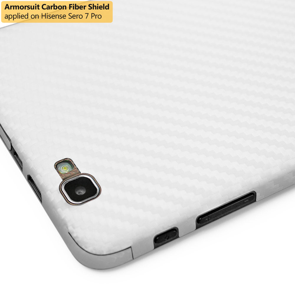 Hisense Sero 7 Pro Screen Protector + White Carbon Fiber Film Protector