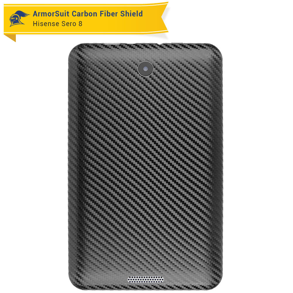 Hisense Sero 8 Screen Protector + Black Carbon Fiber Skin