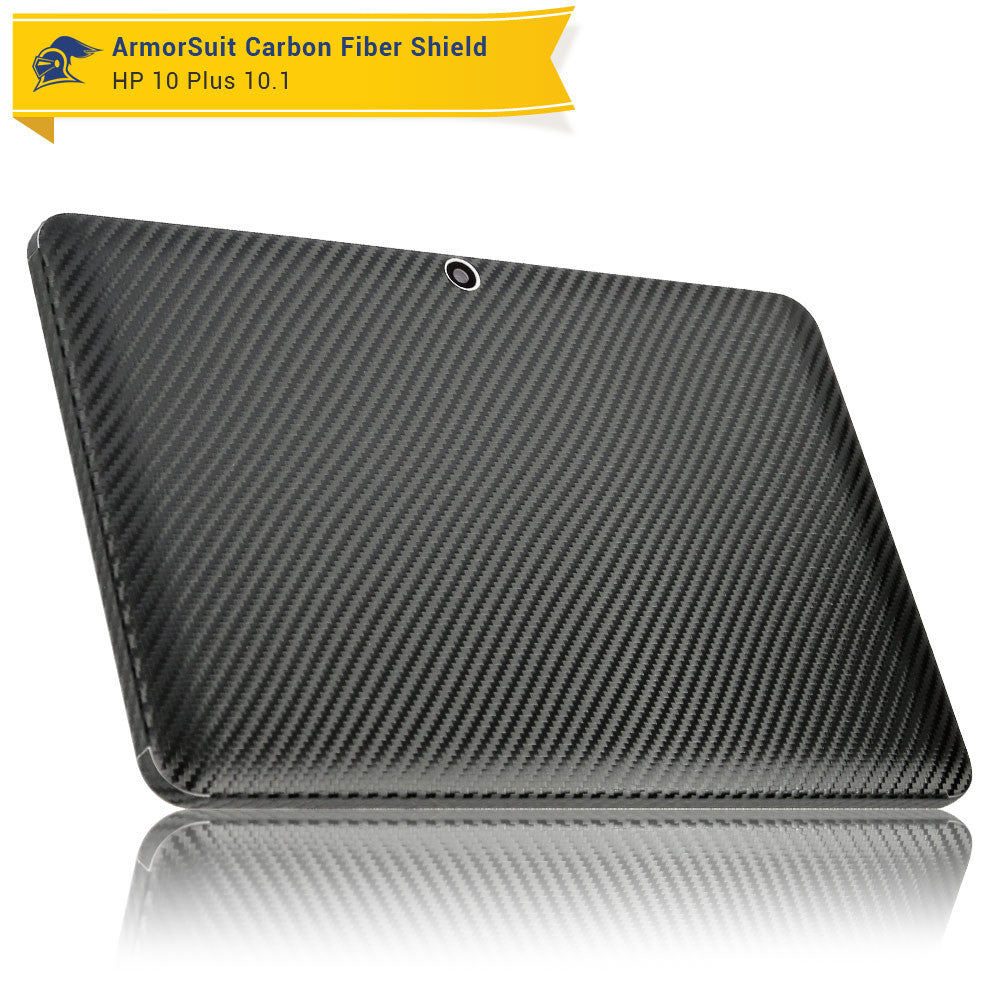 HP 10 Plus 10.1 Screen Protector + Black Carbon Fiber