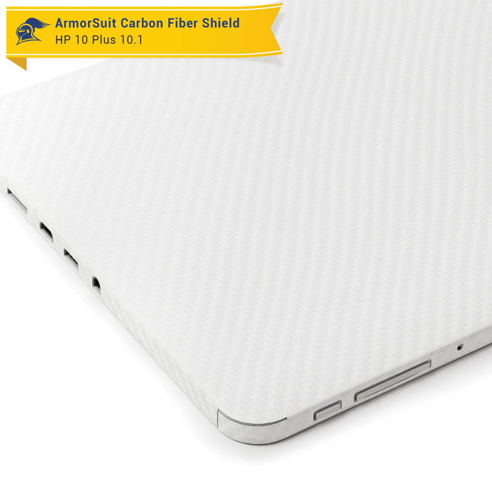 HP 10 Plus 10.1 Screen Protector + White Carbon Fiber