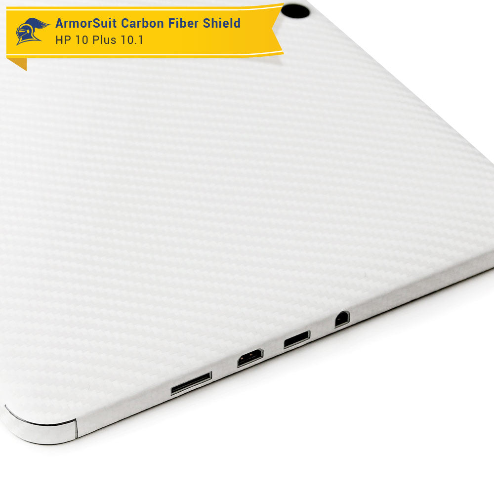 HP 10 Plus 10.1 Screen Protector + White Carbon Fiber