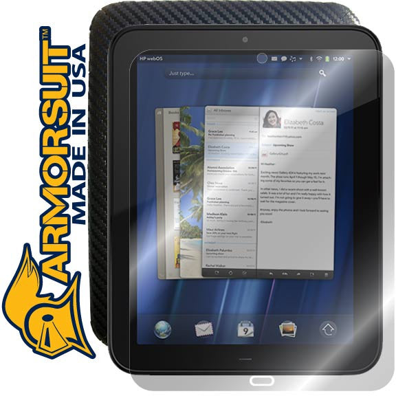 HP TouchPad Screen Protector & Carbon Fiber Skin Protector