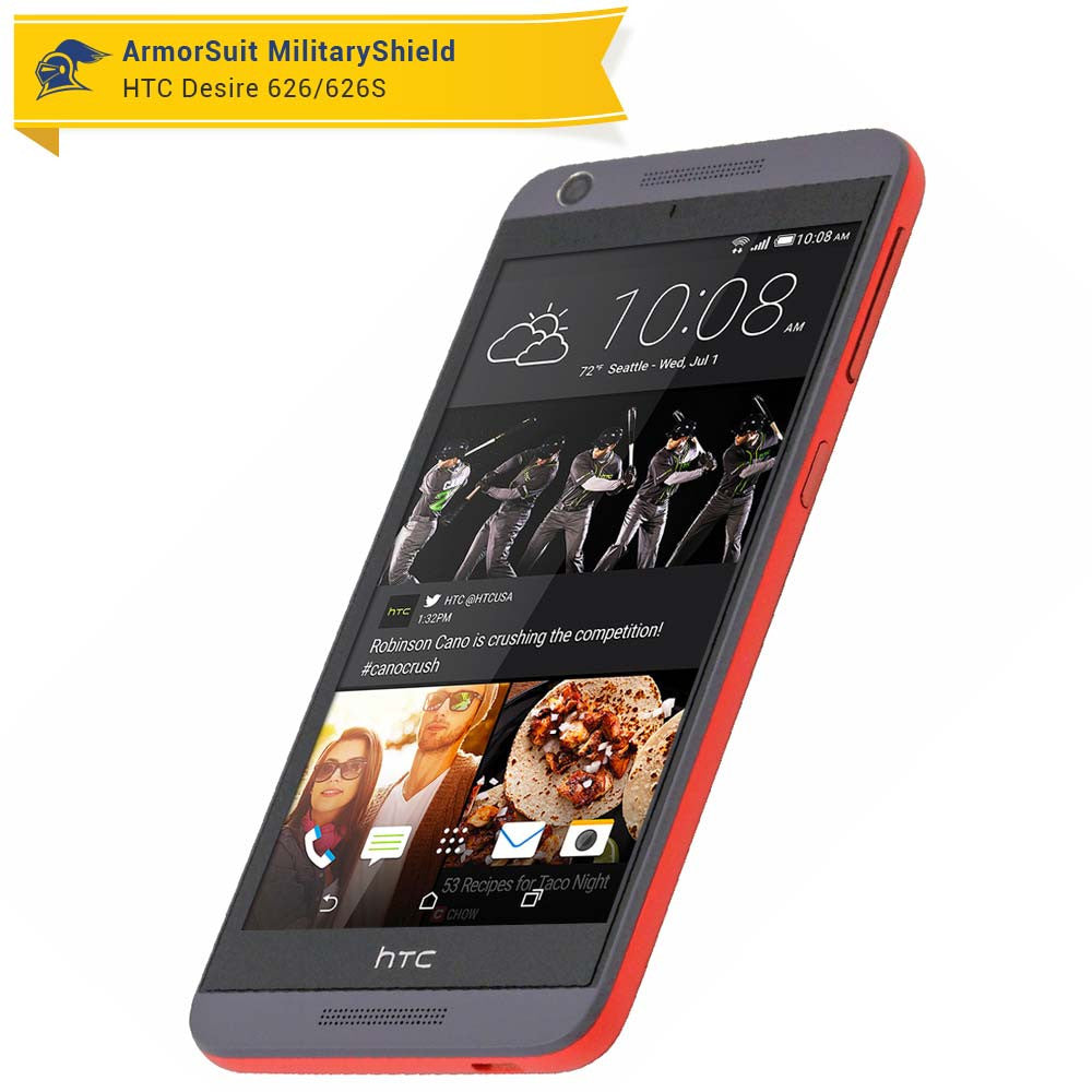 [2-Pack] HTC Desire 626 (US) / 626s Screen Protector (Case-Friendly)