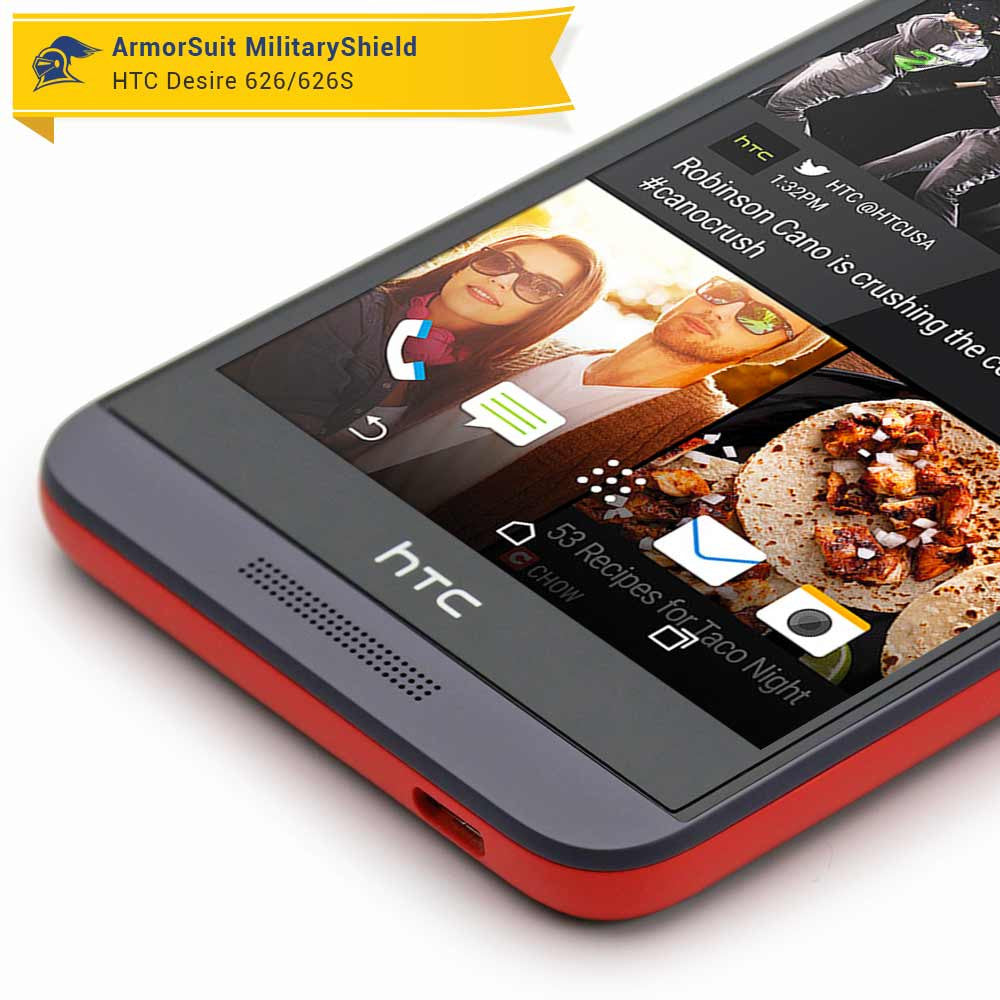 [2-Pack] HTC Desire 626 (US) / 626s Screen Protector (Case-Friendly)