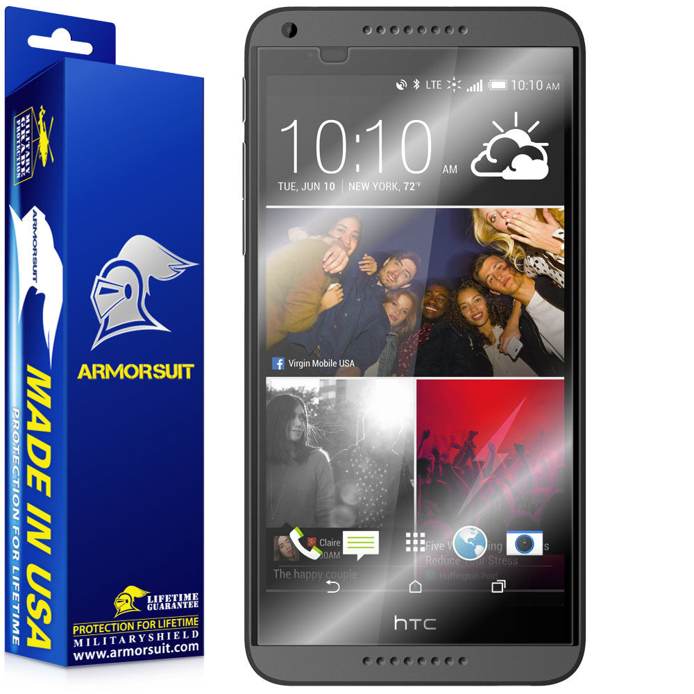 [2-Pack] HTC Desire 816 Screen Protector (Case-Friendly)