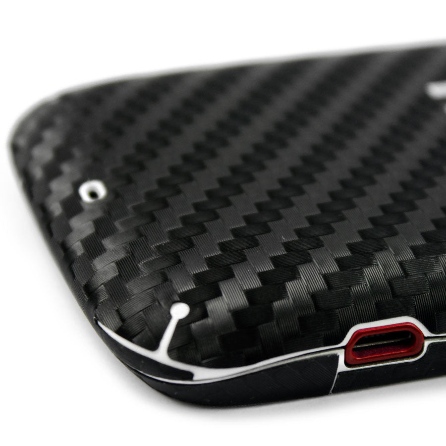 HTC Desire C Screen Protector + Black Carbon Fiber Skin Protector