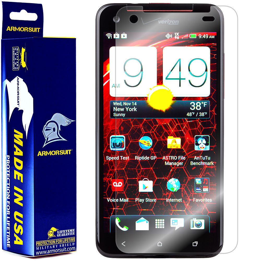 [2-Pack] HTC Droid DNA Screen Protector (Case Friendly)