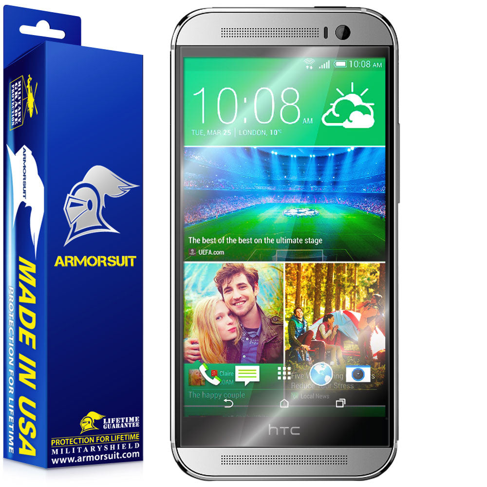 [2-Pack] HTC One M8 Screen Protector (Case Friendly)
