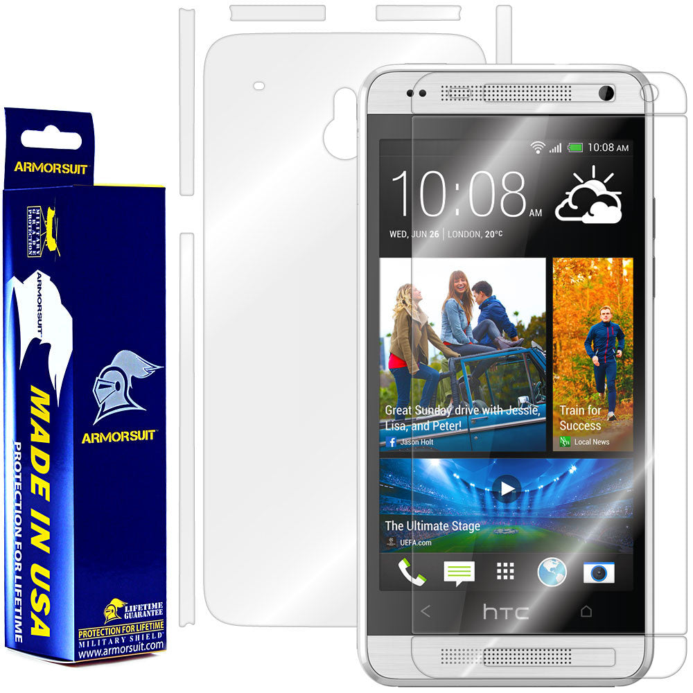 HTC One Mini Screen Protector + Full Body Skin Protector