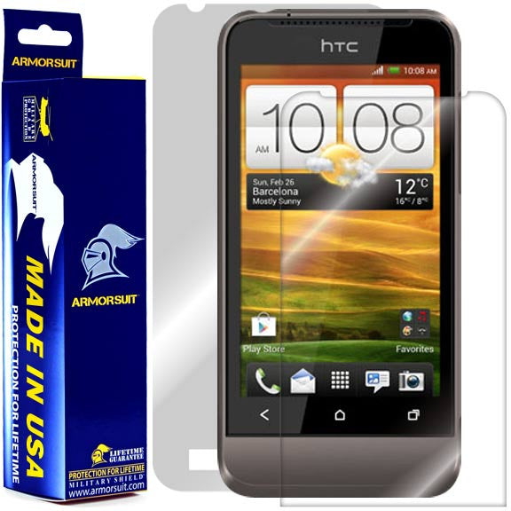 HTC One V Screen Protector + Full Body Skin Protector