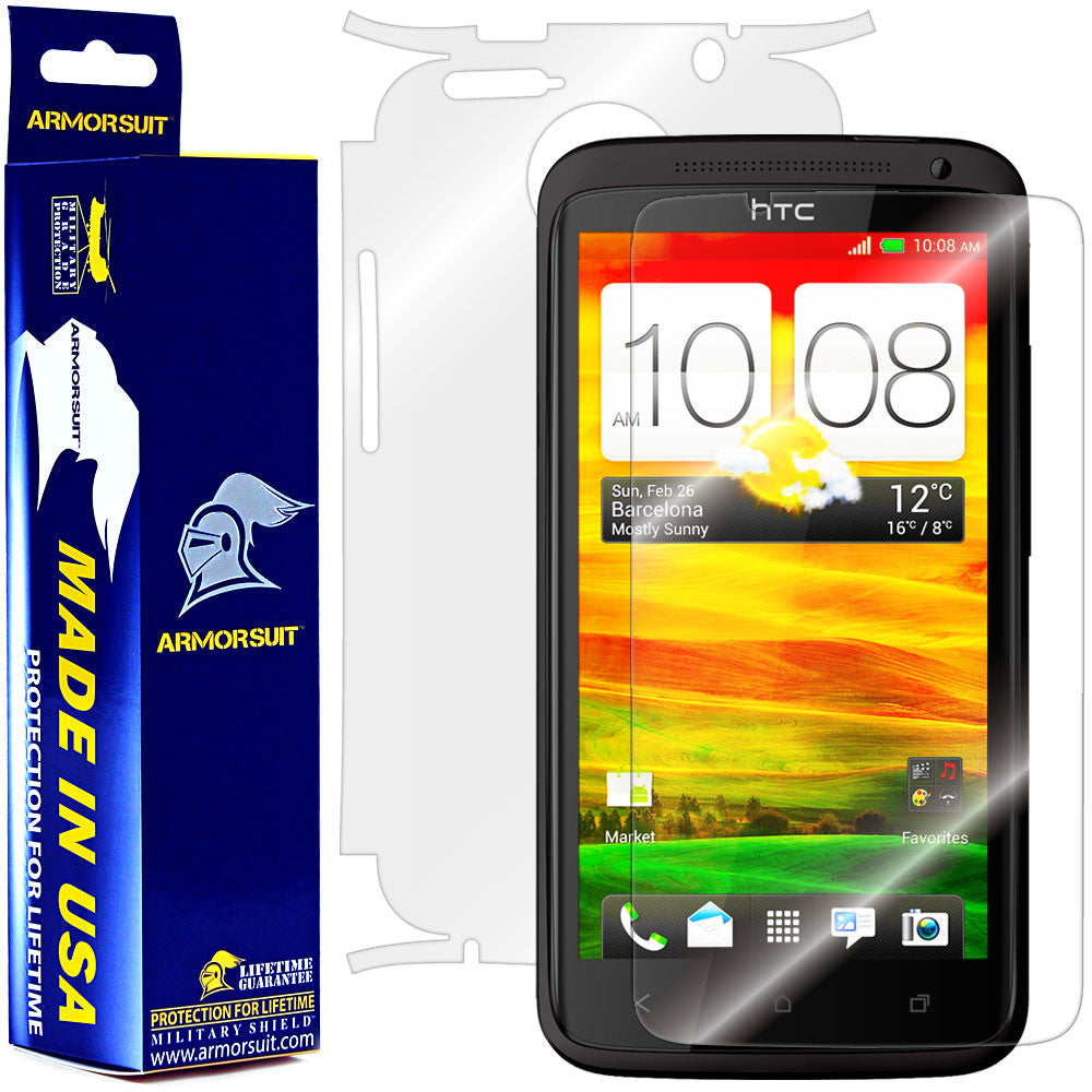 HTC One X Screen Protector + Full Body Skin Protector