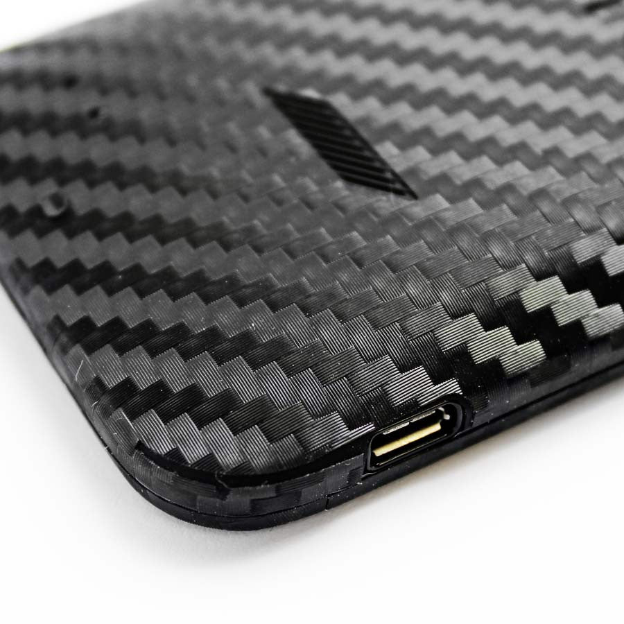 HTC Rezound Screen Protector + Black Carbon Fiber Skin Protector