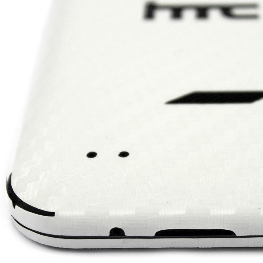 HTC Rezound Screen Protector + White Carbon Fiber Skin Protector