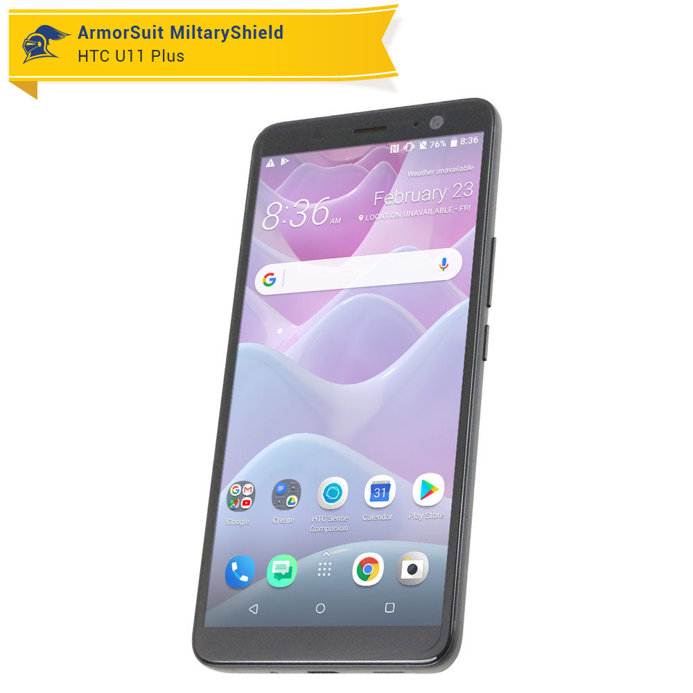[2-Pack] HTC U11 Plus Case Friendly Screen Protector