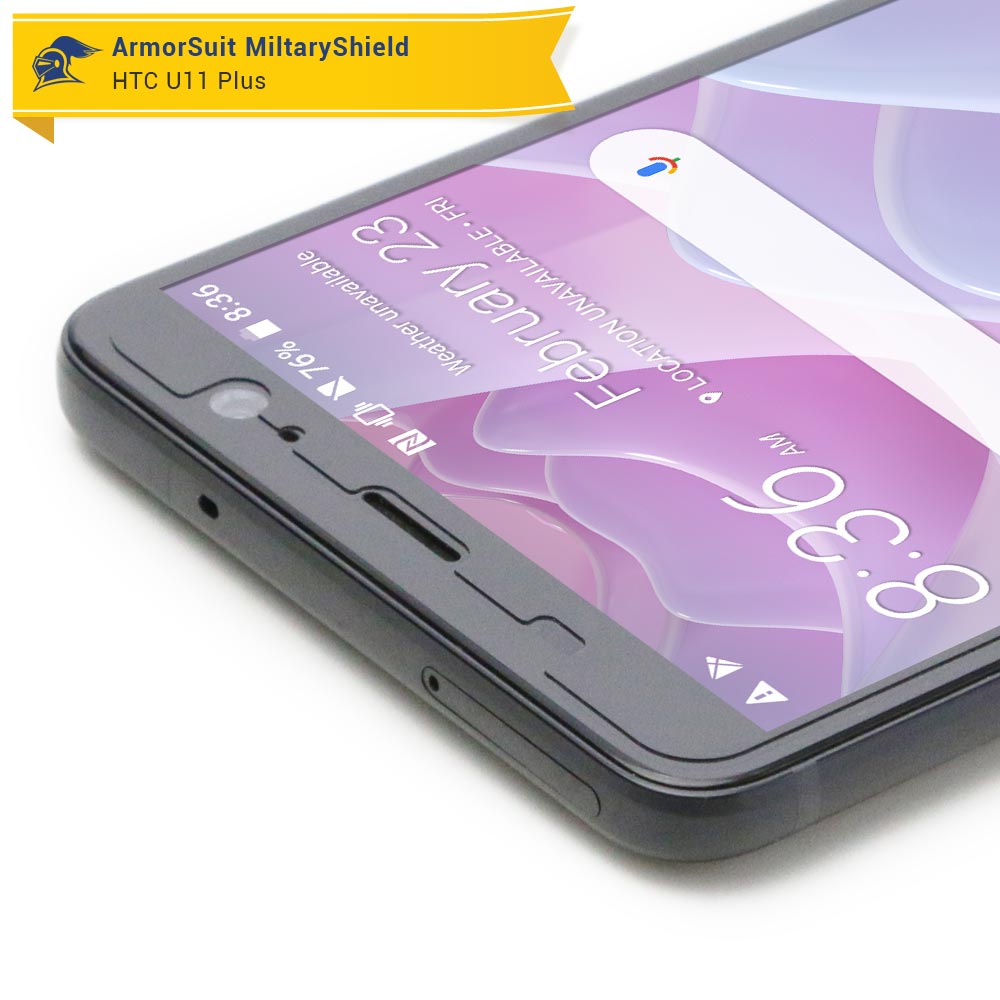 [2-Pack] HTC U11 Plus Case Friendly Screen Protector