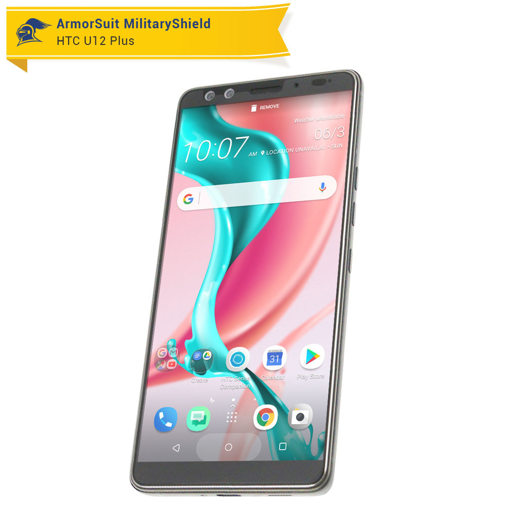 [2-Pack] HTC U12 Plus Matte Case Friendly Screen Protector
