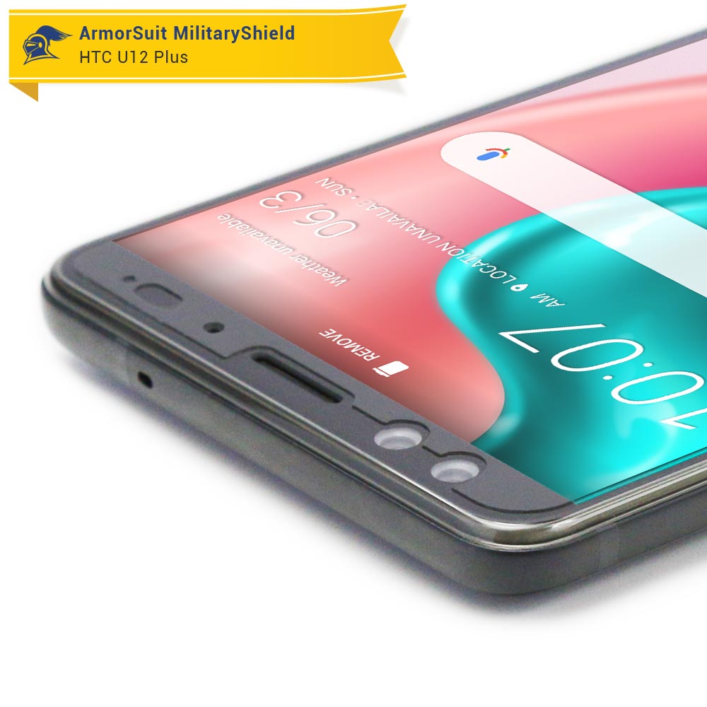 [2-Pack] HTC U12 Plus Matte Case Friendly Screen Protector
