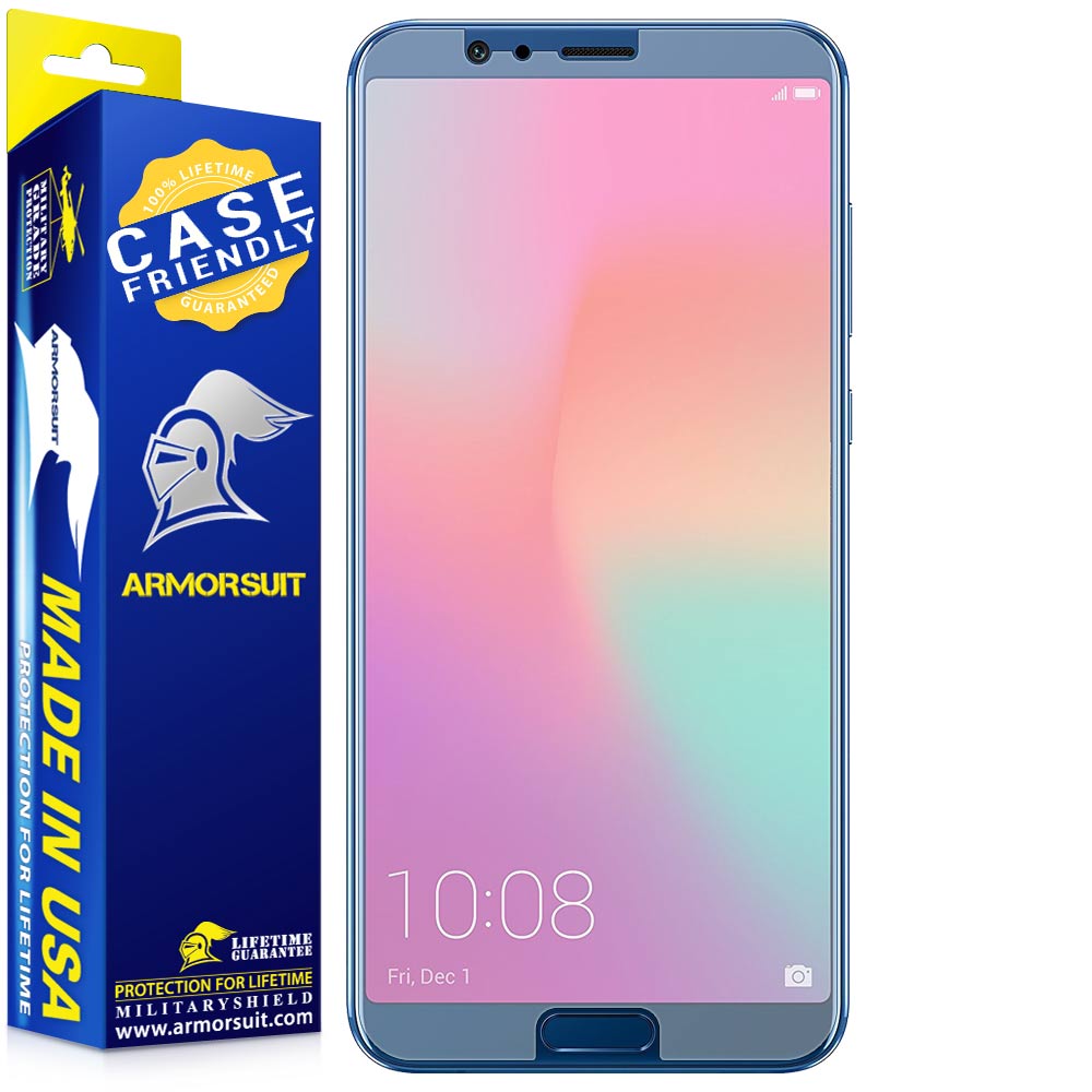 [2-Pack] Huawei Honor View 10 Matte Case Friendly Screen Protector