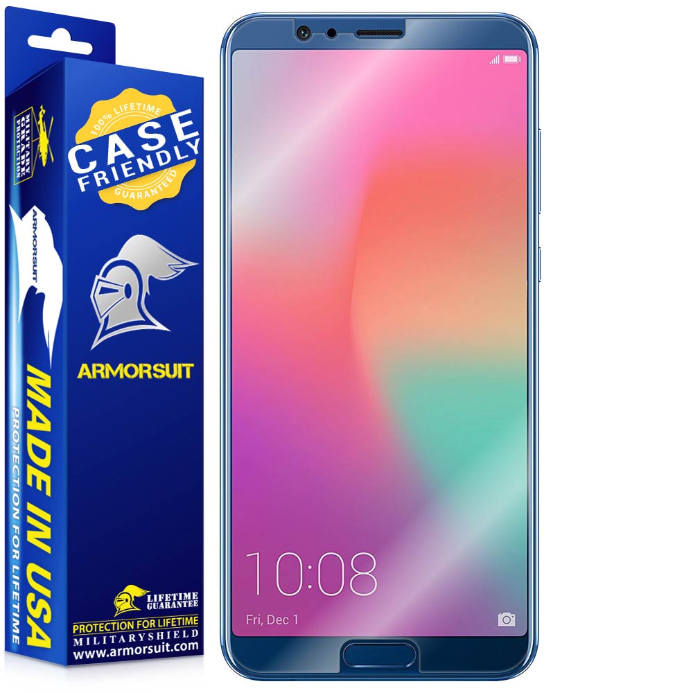 [2-Pack] Huawei Honor View 10 Case Friendly Screen Protector