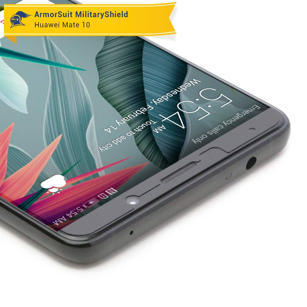 [2 pack] Huawei Mate 10 Case-Friendly Screen Protector