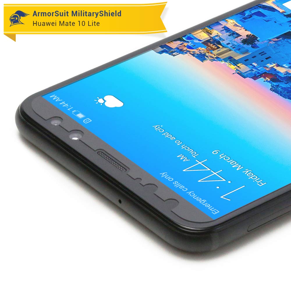 [2-Pack] Huawei Mate 10 Lite Matte Case Friendly Screen Protector