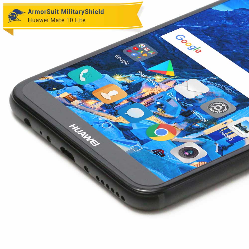 [2-Pack] Huawei Mate 10 Lite Matte Case Friendly Screen Protector