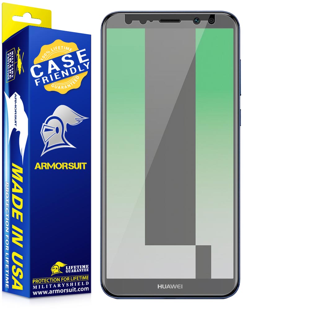 [2-Pack] Huawei Mate 10 Lite Matte Case Friendly Screen Protector