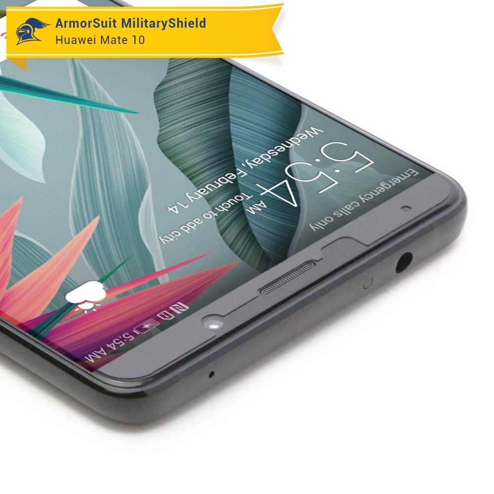 [2-Pack] Huawei Mate 10 Matte Case Friendly Screen Protector