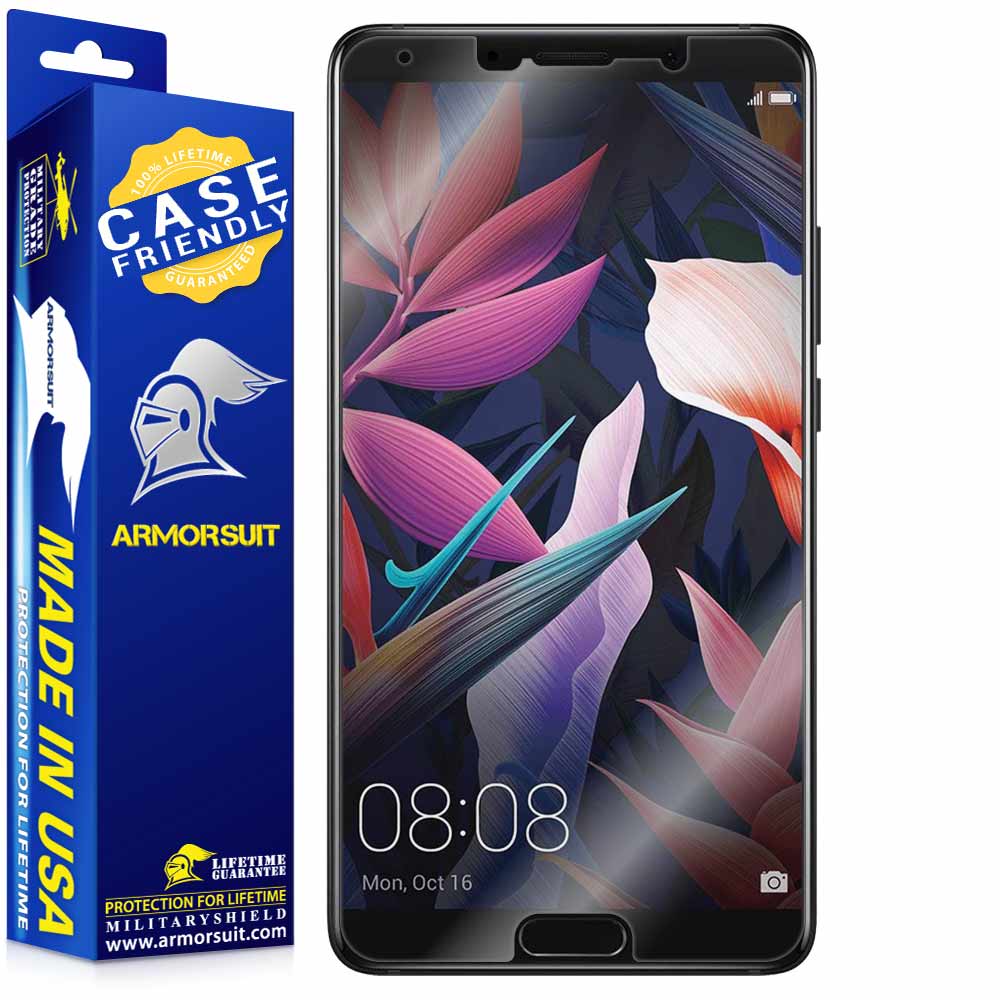 [2 pack] Huawei Mate 10 Case-Friendly Screen Protector