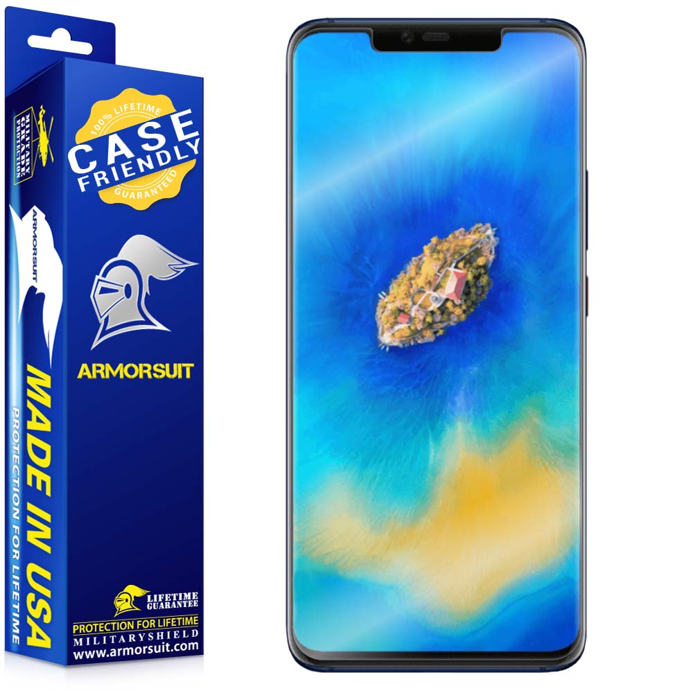 [2-Pack] Huawei Mate 20 Pro Case Friendly Screen Protector