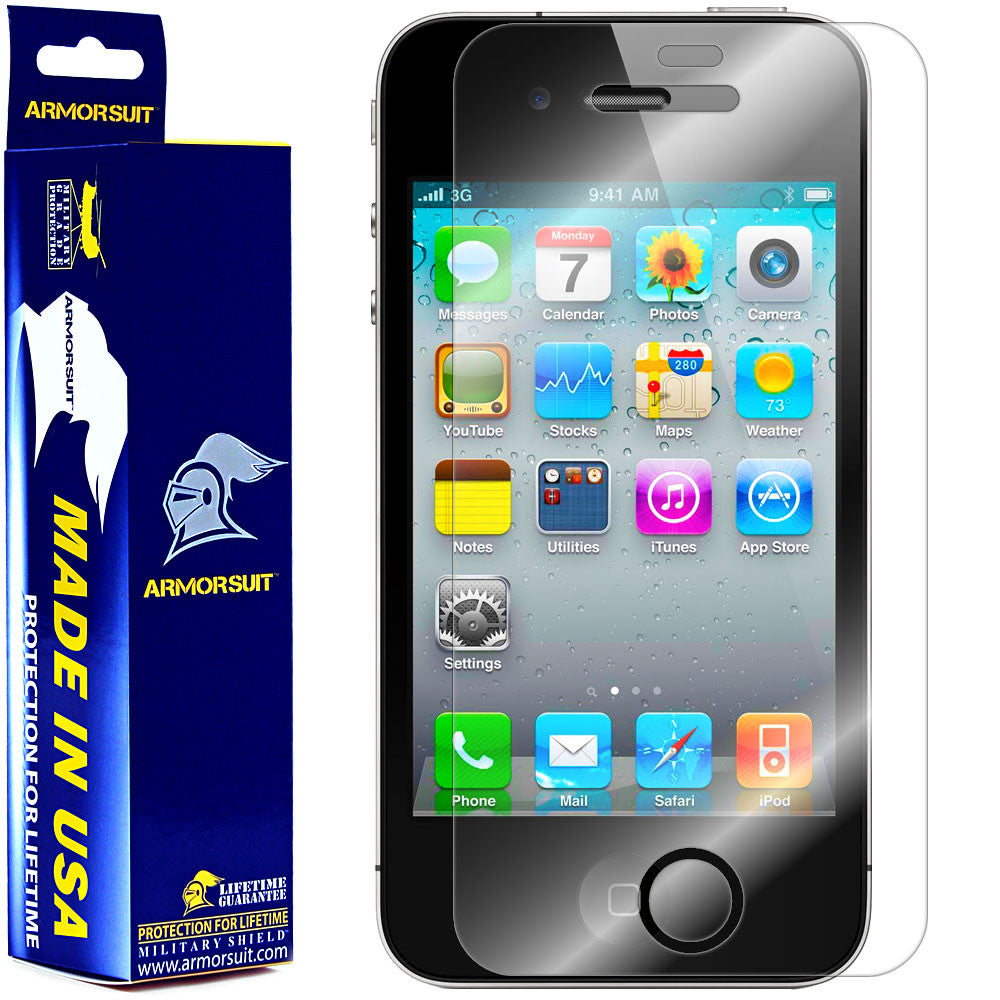 [2 Pack] Apple iPhone 4 Screen Protector