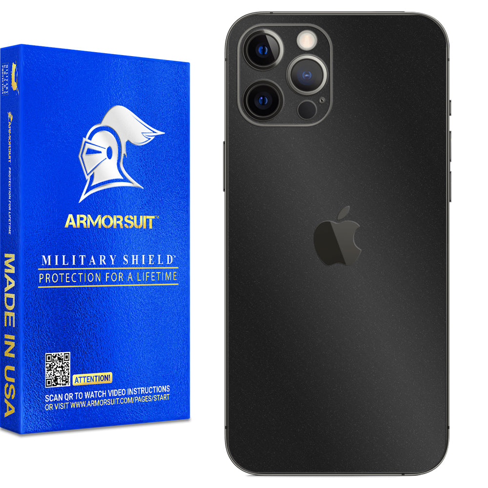 Armorsuit MilitaryShield Carbon Fiber Skin Wrap Film + HD Clear Screen Protector Designed for Apple iPhone 13 Pro (2021) - Anti-Bubble Film