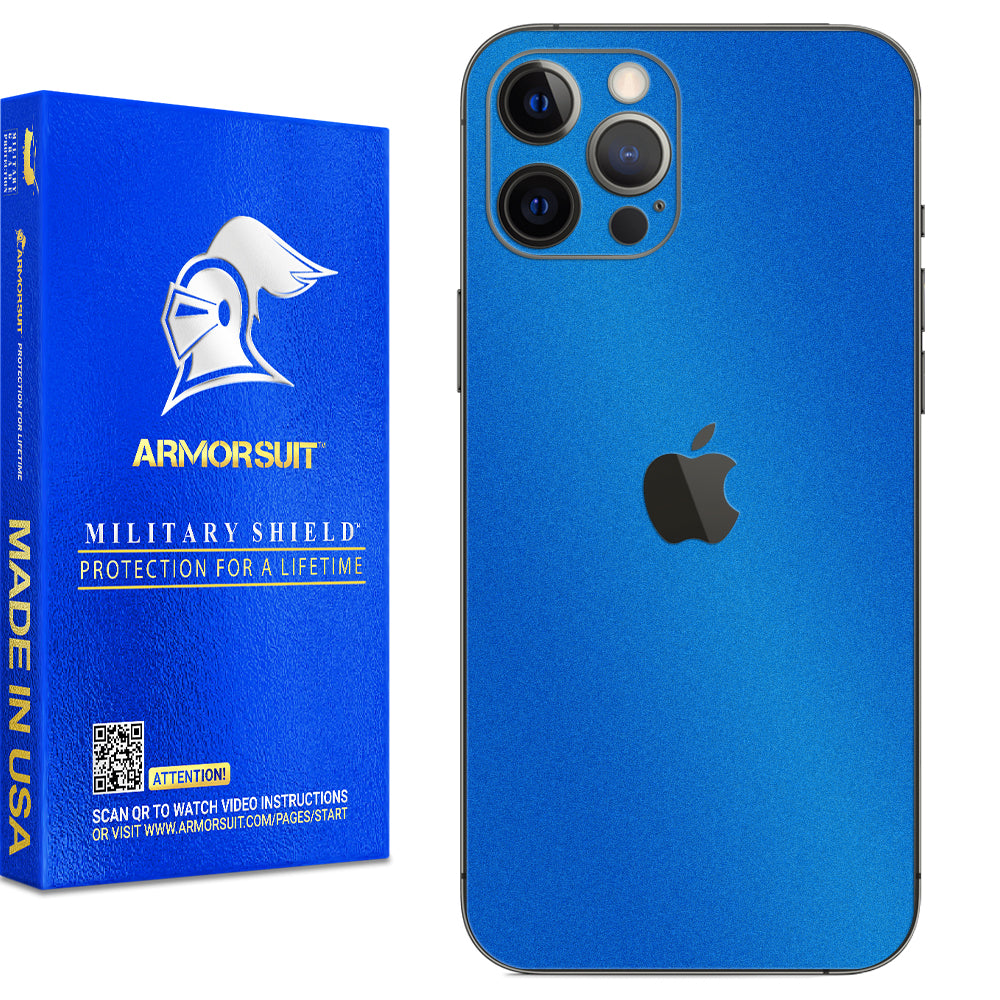 Armorsuit MilitaryShield Carbon Fiber Skin Wrap Film + HD Clear Screen Protector Designed for Apple iPhone 13 Pro Max (2021) - Anti-Bubble Film