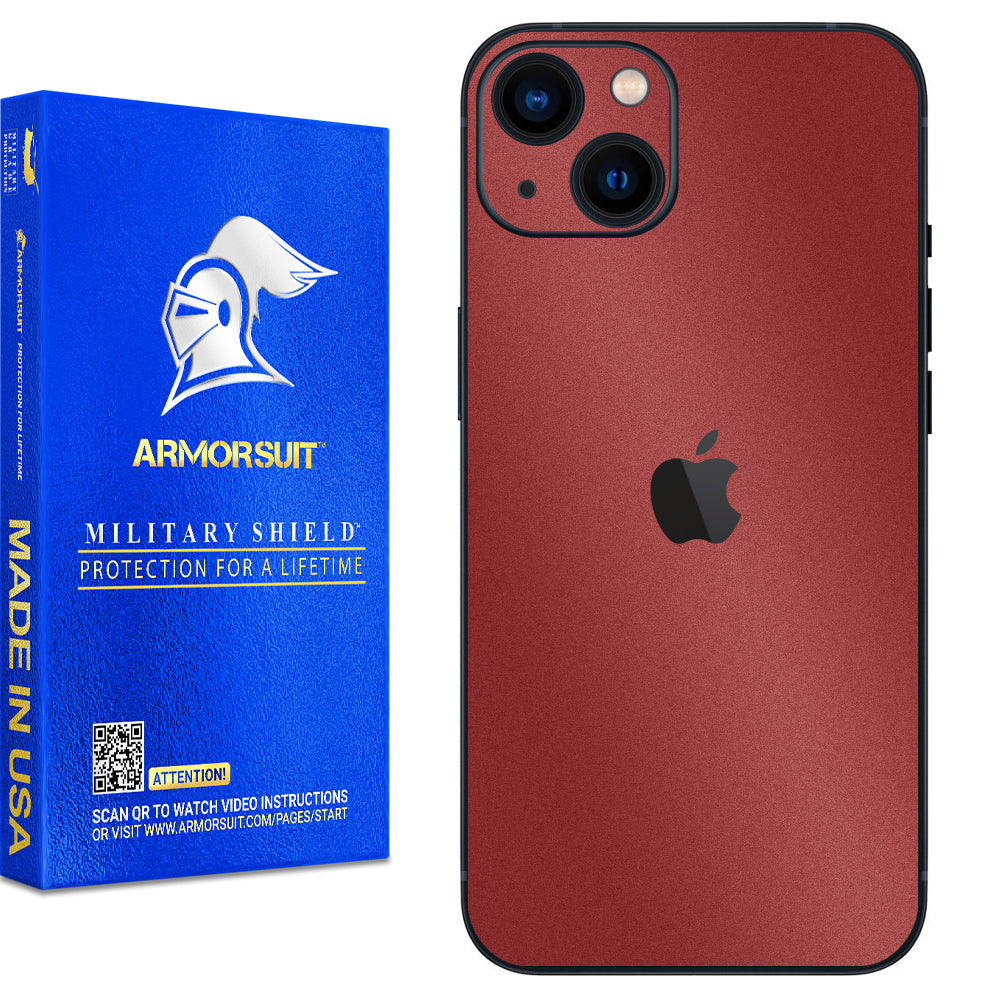 [2 Pack] Armorsuit MilitaryShield Vinyl Skin Wrap Film for iPhone 15 Plus