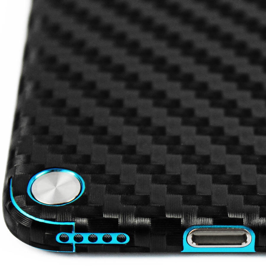 Apple iPod Touch 5G Screen Protector + Black Carbon Fiber Skin