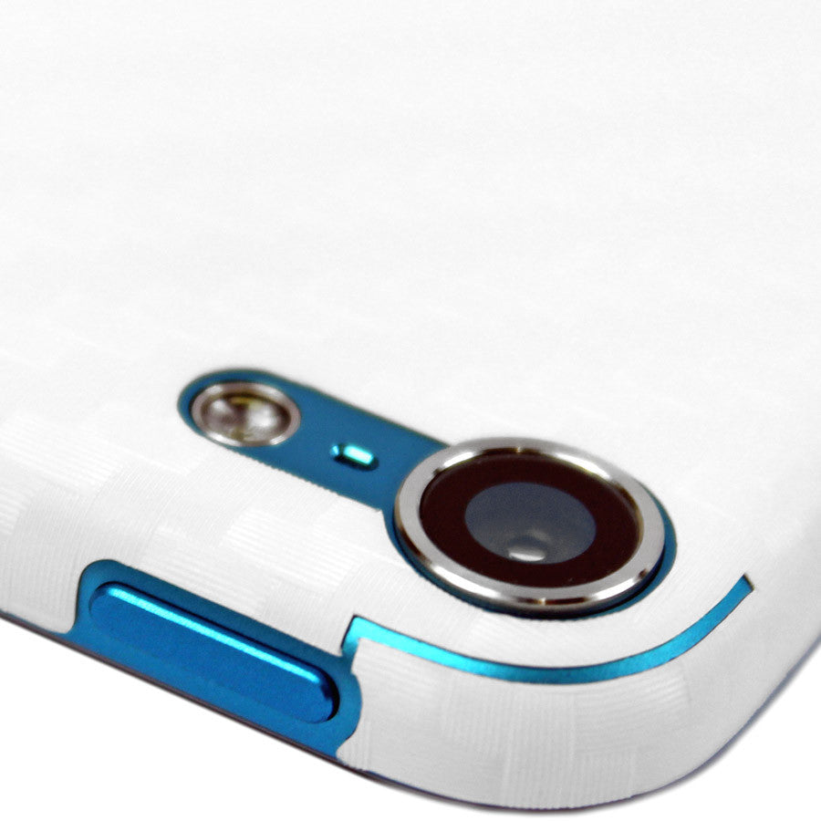 Apple iPod Touch 5G Screen Protector + White Carbon Fiber Skin